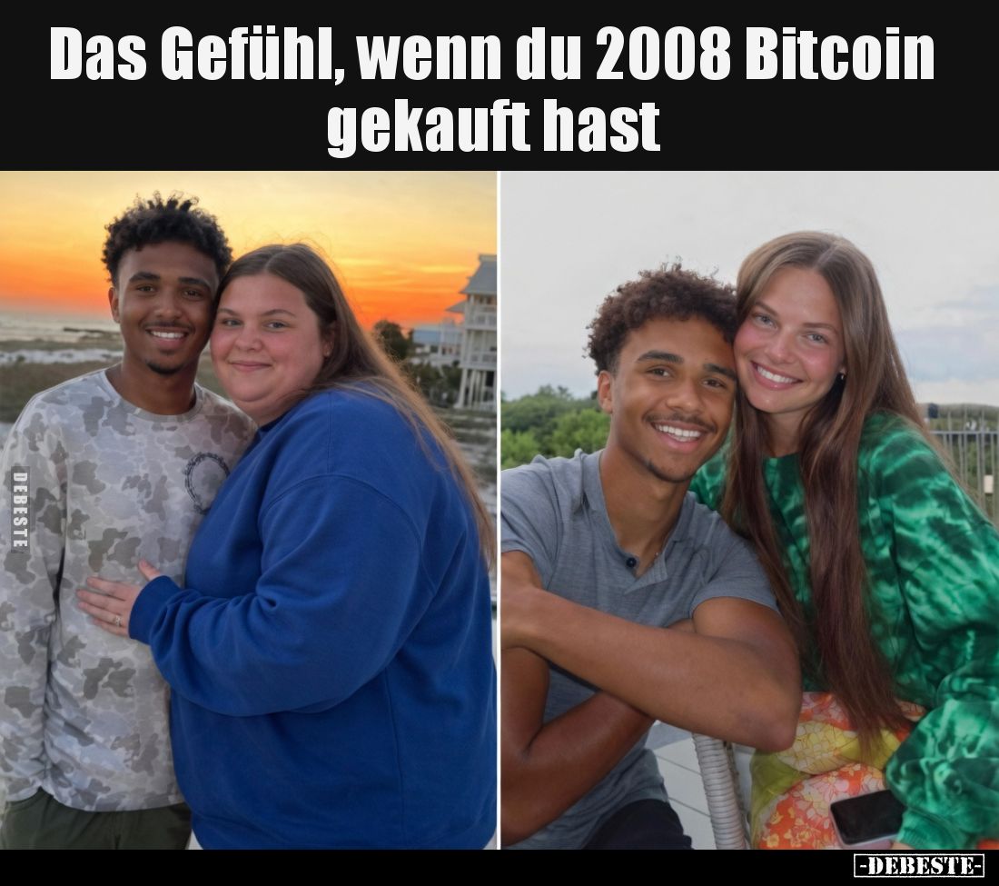 Das Gefühl, wenn du 2008 Bitcoin gekauft hast