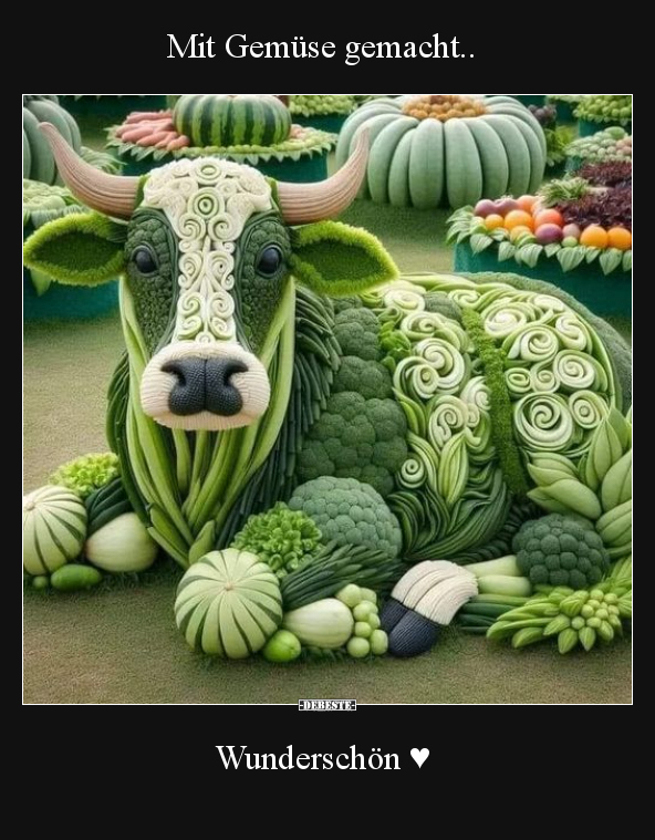 Mit Gemüse gemacht.. - Lustige Bilder | DEBESTE.de