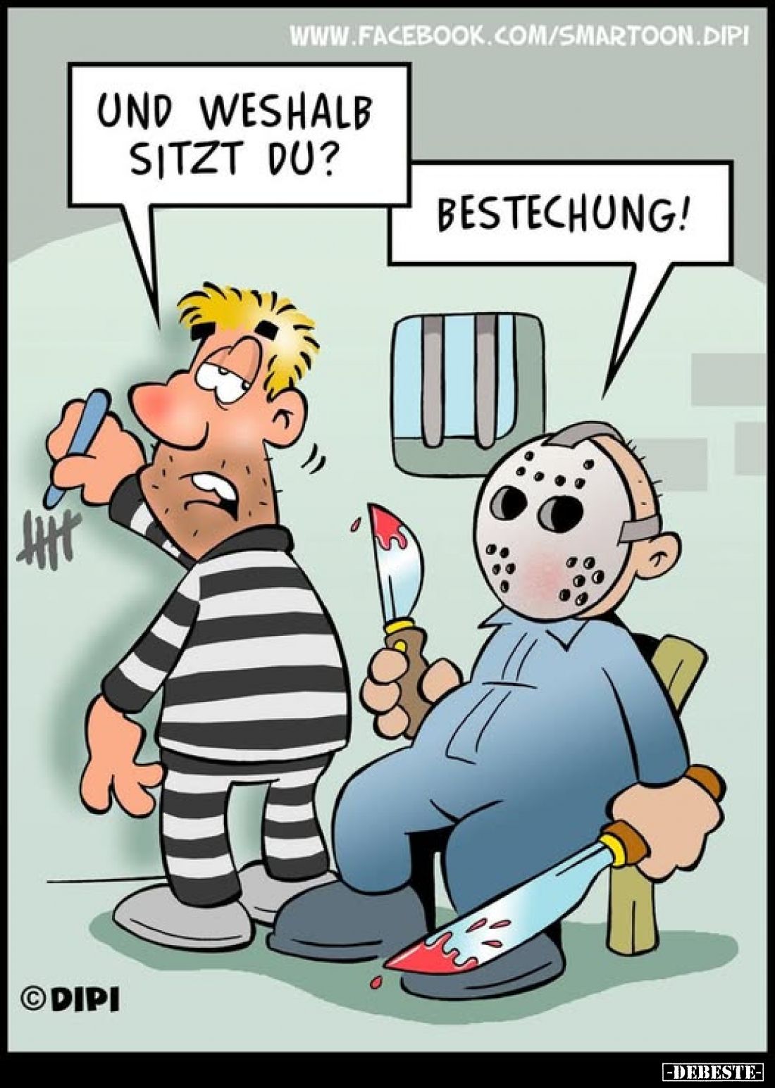 Und weshalb sitzt du? Bestechung!.. - Lustige Bilder | DEBESTE.de