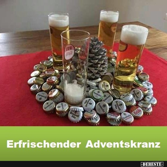 Erfrischender Adventskranz. - Lustige Bilder | DEBESTE.de