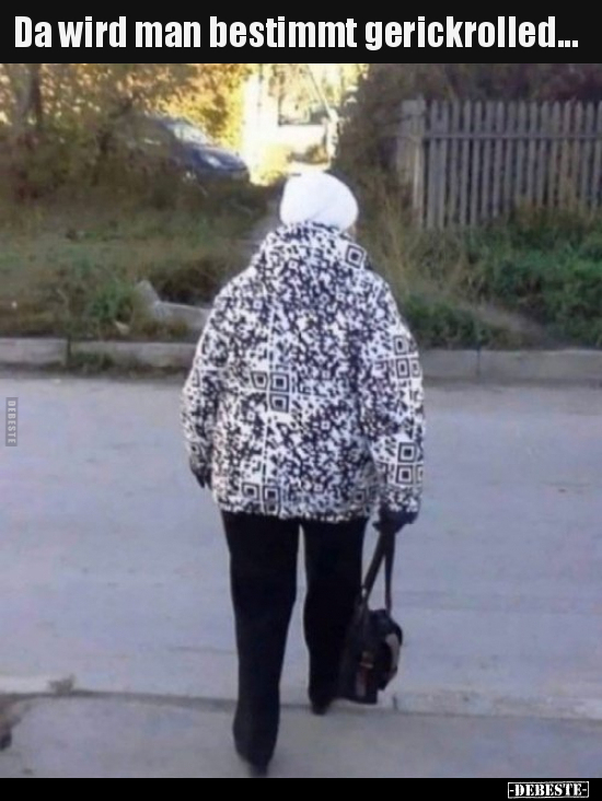 Da wird man bestimmt gerickrolled...