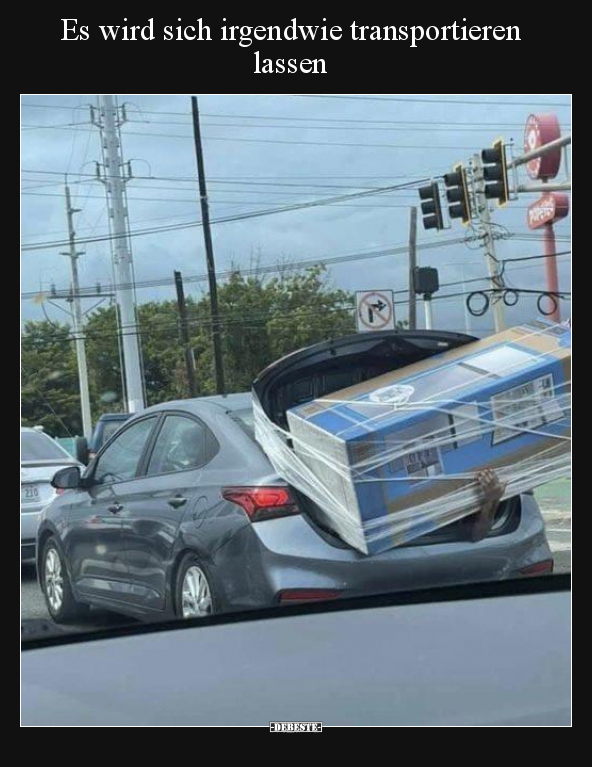 Es wird sich irgendwie transportieren lassen.. - Lustige Bilder | DEBESTE.de