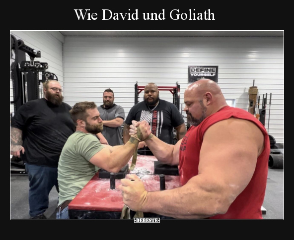 Wie David und Goliath