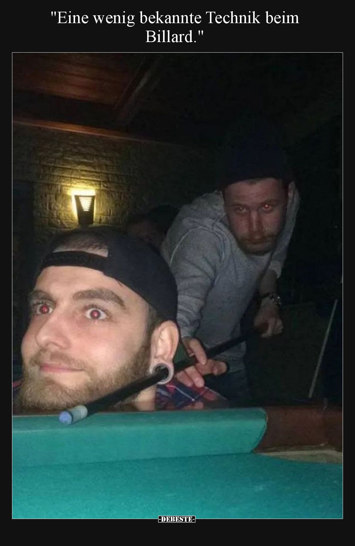 Eine wenig bekannte Technik beim Billard