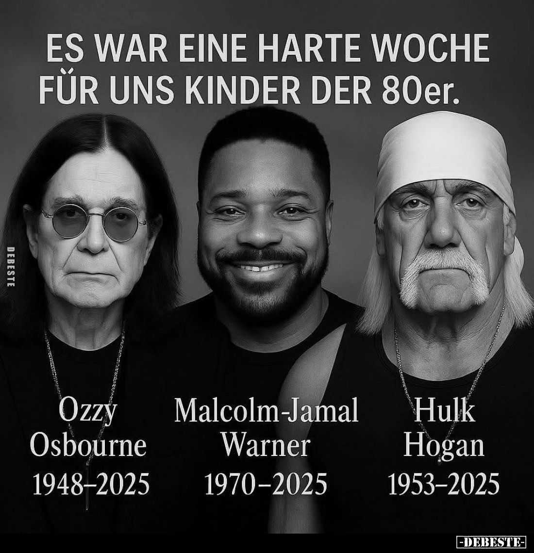 Es war eine harte Woche für uns Kinder der 80er.