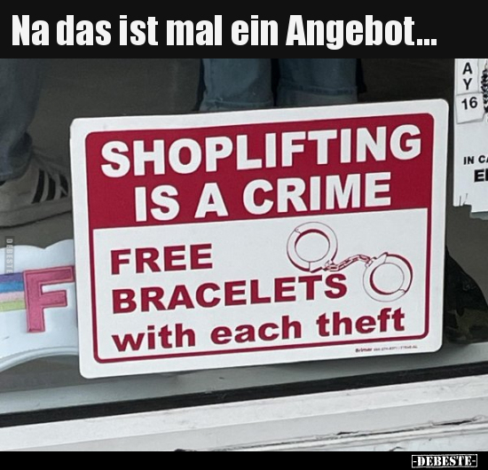 Na das ist mal ein Angebot... - Lustige Bilder | DEBESTE.de