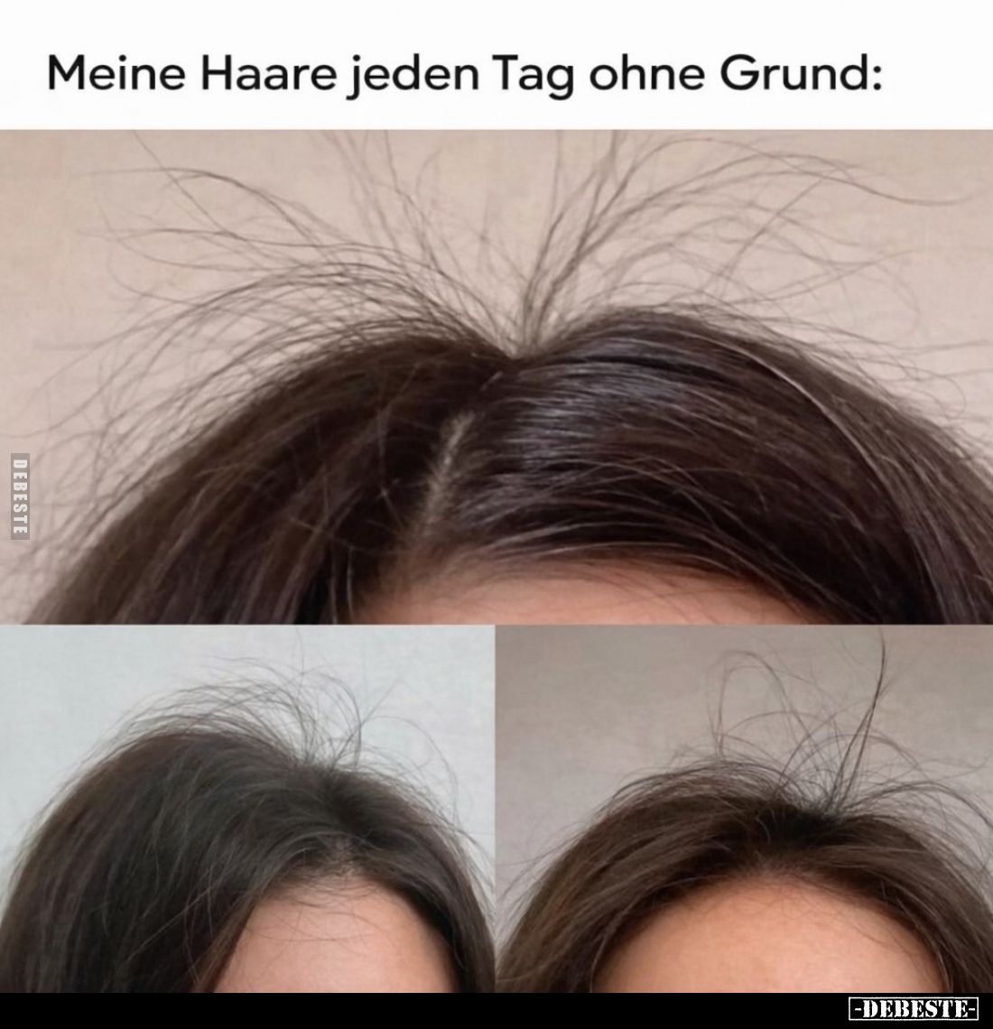 Meine Haare jeden Tag ohne Grund: