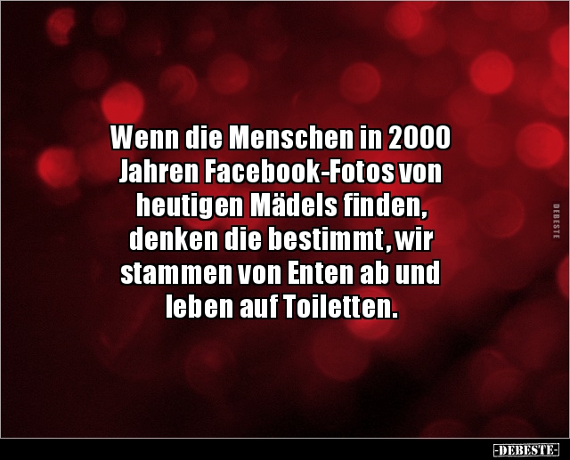 Wenn die Menschen in 2000 Jahren Facebook-Fotos von.. - Lustige Bilder | DEBESTE.de