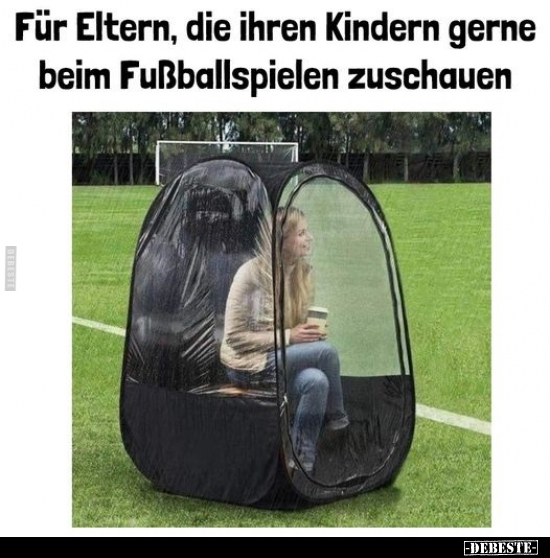 Für Eltern, die ihren Kindern gerne beim Fußballspielen.. - Lustige Bilder | DEBESTE.de