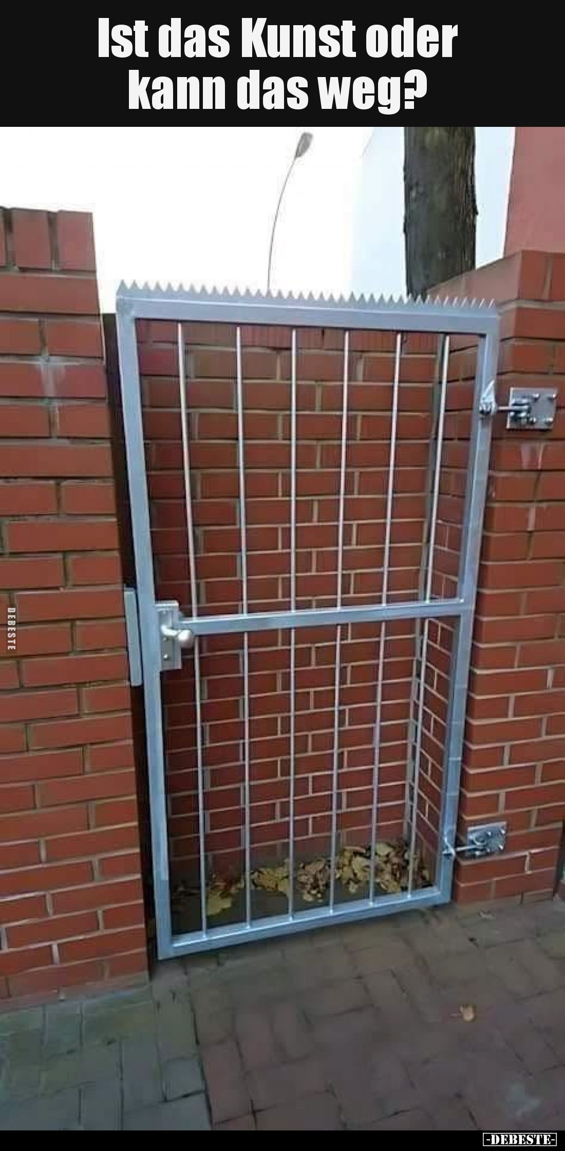 Ist das Kunst oder kann das weg?