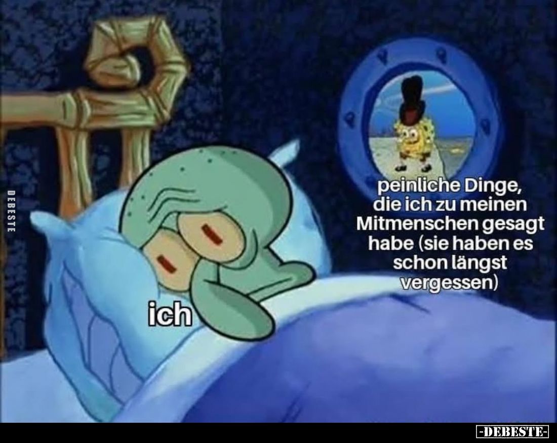 Ich und peinliche Dinge, die ich zu meinen Mitmenschen gesagt habe (sie haben es schon längst vergessen).