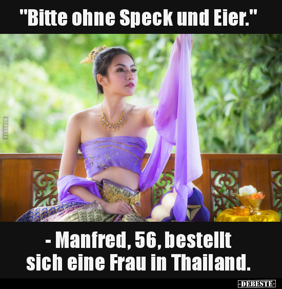 "Bitte ohne Speck und Eier.".. - Lustige Bilder | DEBESTE.de