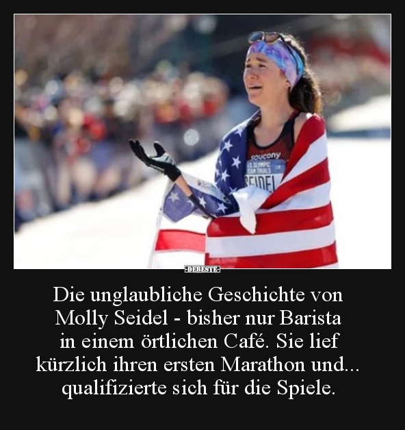 Die unglaubliche Geschichte von Molly Seidel - bisher nur.. - Lustige Bilder | DEBESTE.de