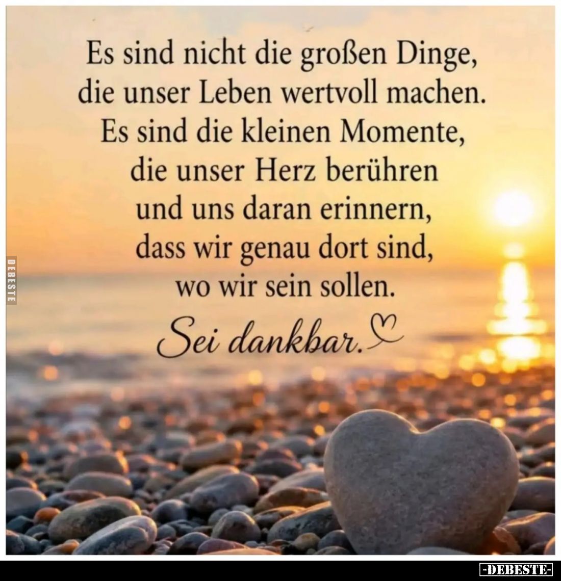 Es sind nicht die großen Dinge, die unser Leben wertvoll machen.
Es sind die kleinen Momente, die unser Herz berühren und un...