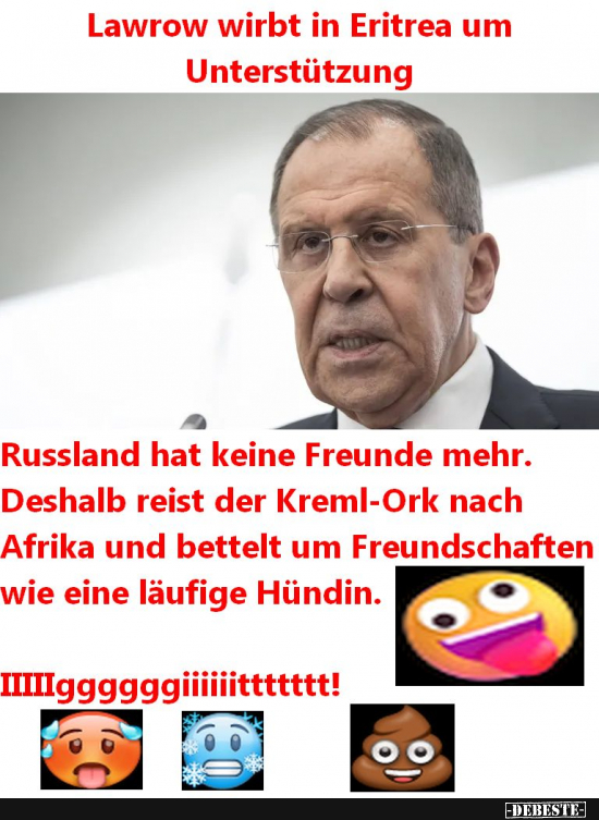 Putins Wodka-Ork auf Betteltour in Afrika - Lustige Bilder | DEBESTE.de