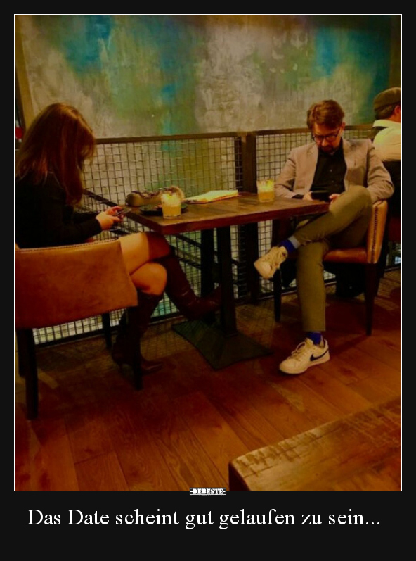 Das Date scheint gut gelaufen zu sein...