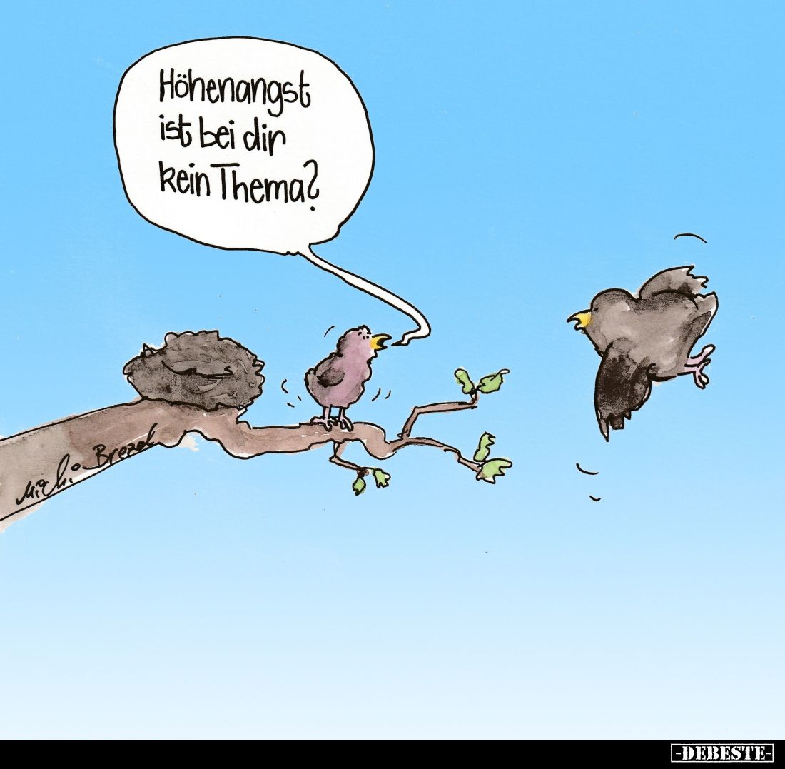 Höhenangst ist bei dir kein Thema?