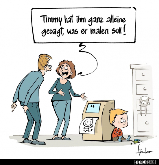 Timmy hat ihm ganz alleine gesagt.. - Lustige Bilder | DEBESTE.de