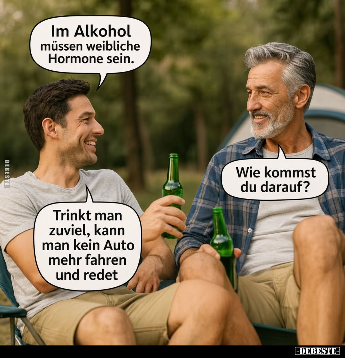 Im Alkohol müssen weibliche Hormone sein.
Wie kommst du darauf?
Trinkt man zuviel, kann man kein Auto mehr fahren und redet...