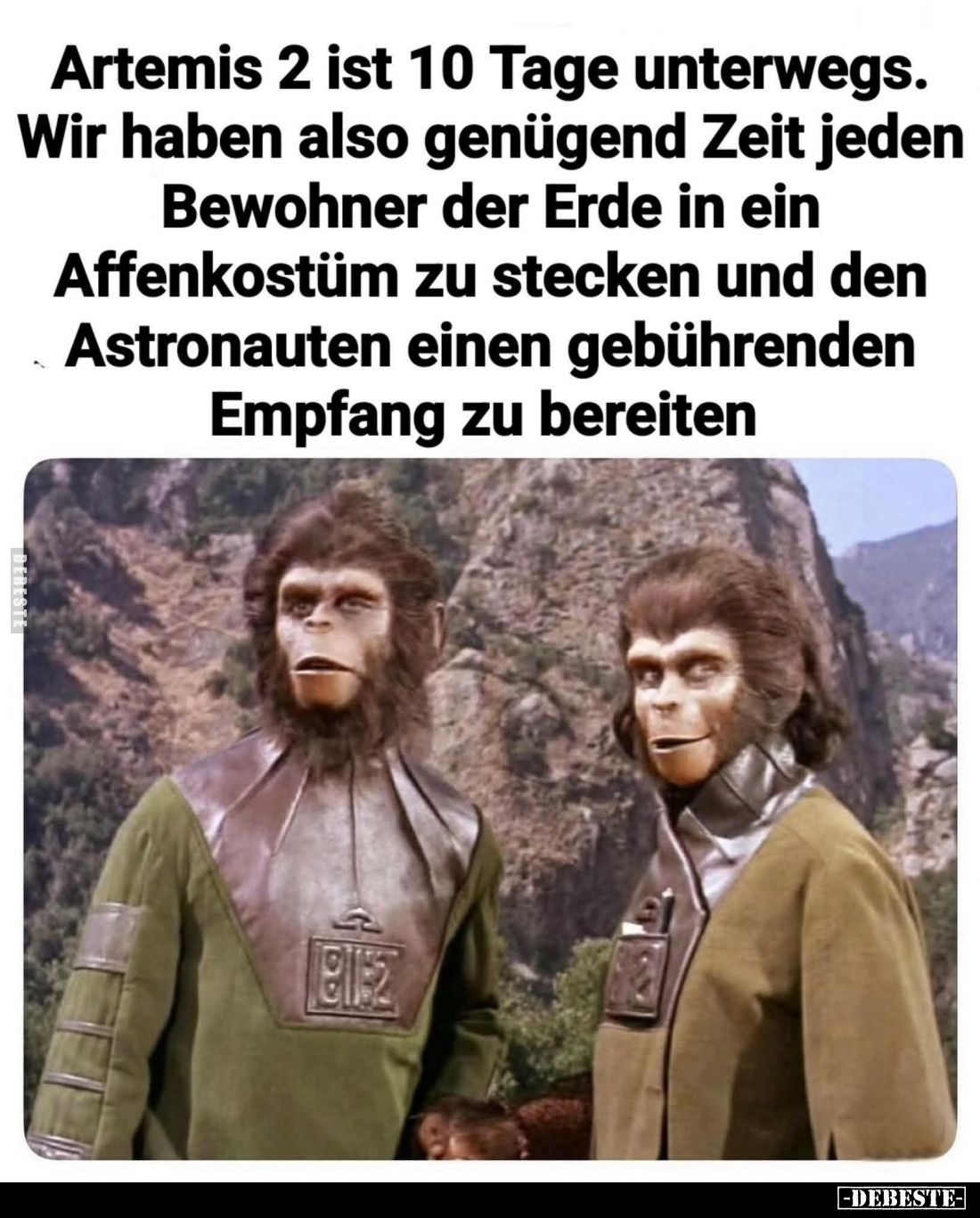 Artemis 2 ist 10 Tage unterwegs.... - Lustige Bilder | DEBESTE.de