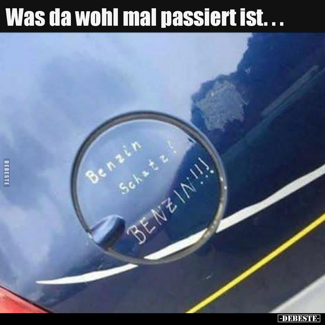 Was da wohl mal passiert ist.
