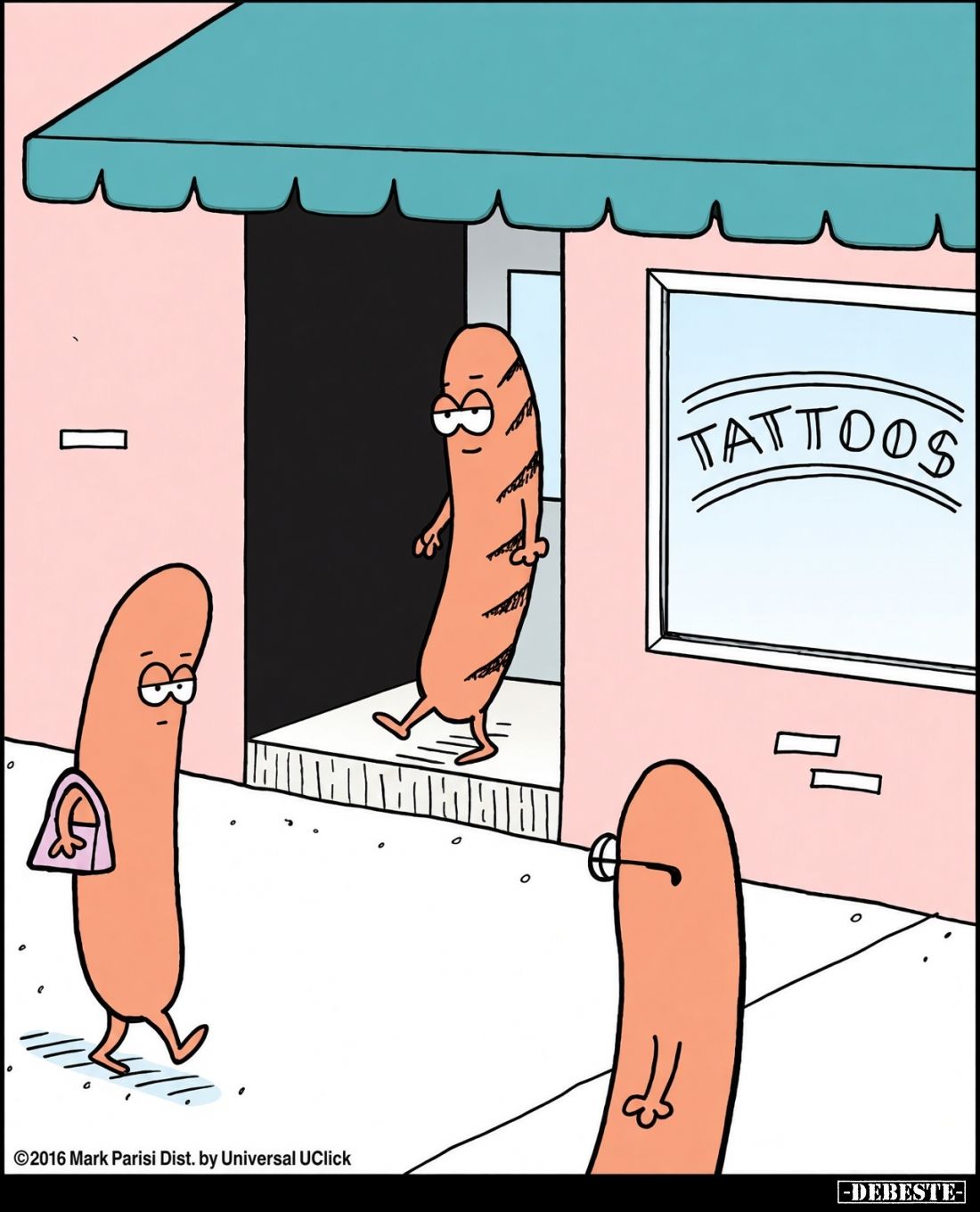 Tattoos.