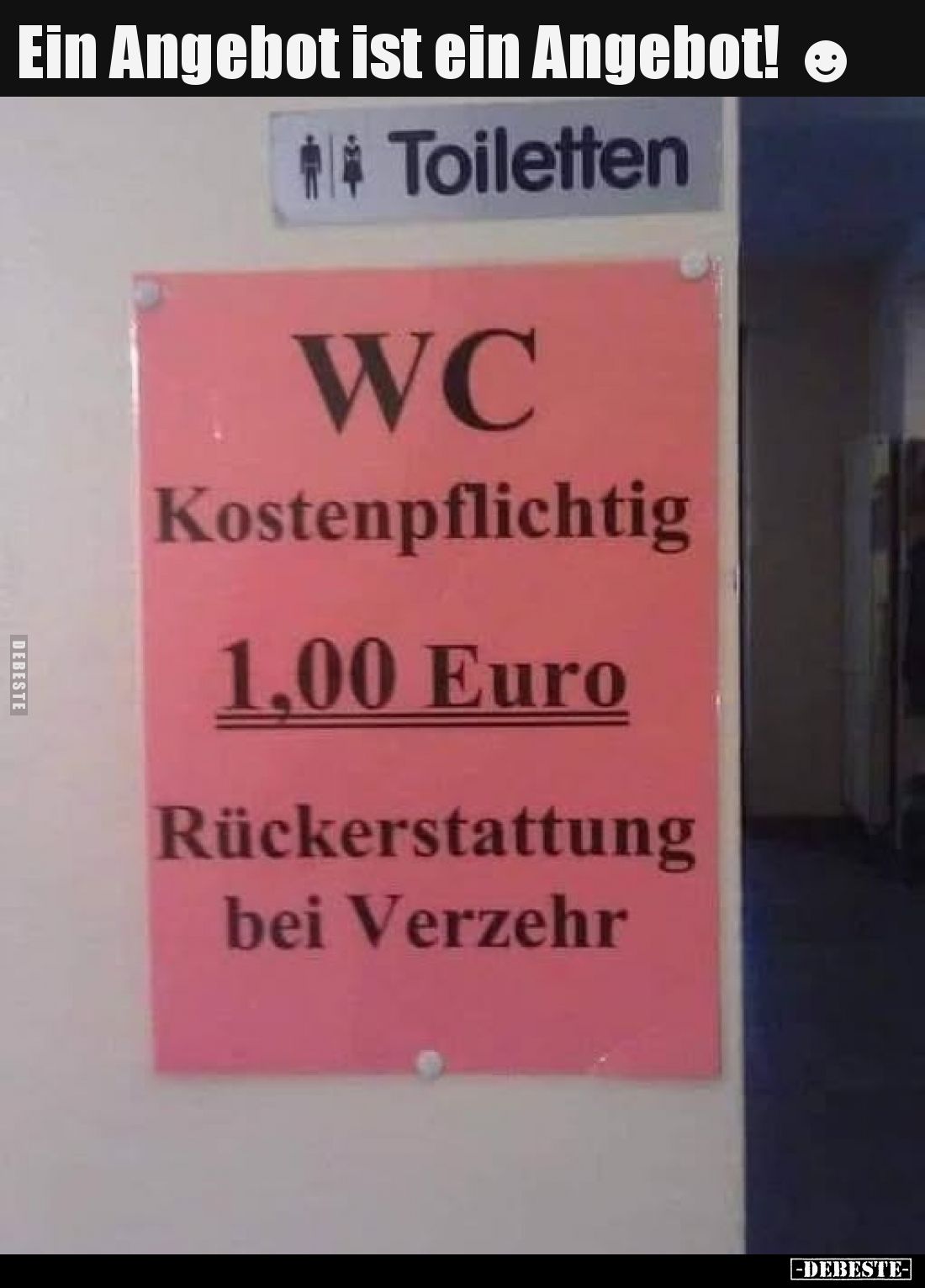 Ein Angebot ist ein Angebot!