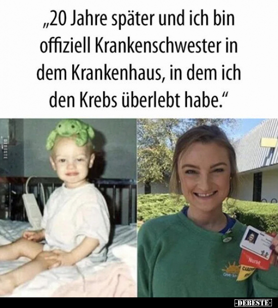 "20 Jahre später und ich bin offiziell Krankenschwester.." - Lustige Bilder | DEBESTE.de