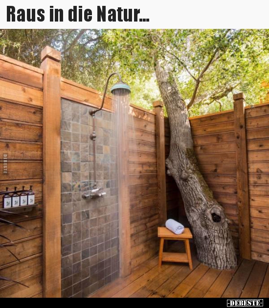 Raus in die Natur...