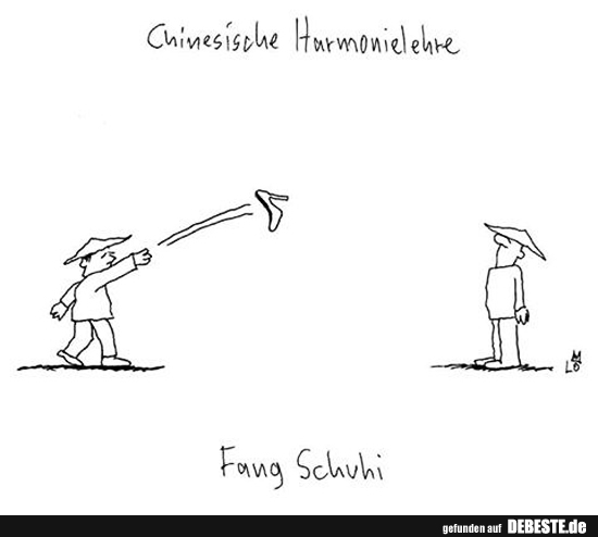 Chinesische Harmonielehre Fang Schuhi.