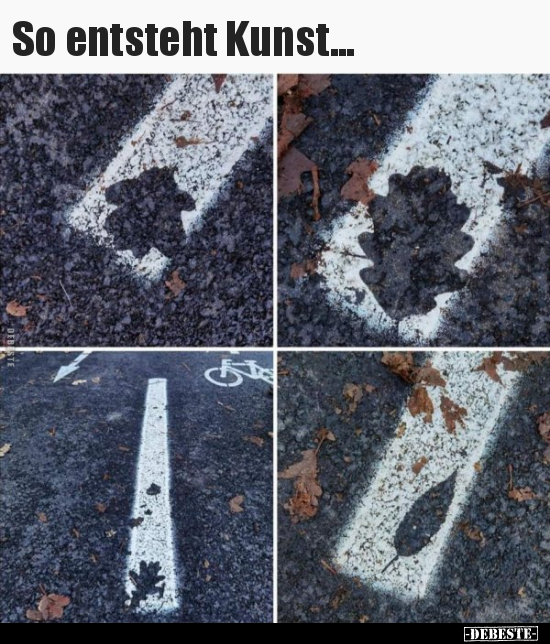 So entsteht Kunst...
