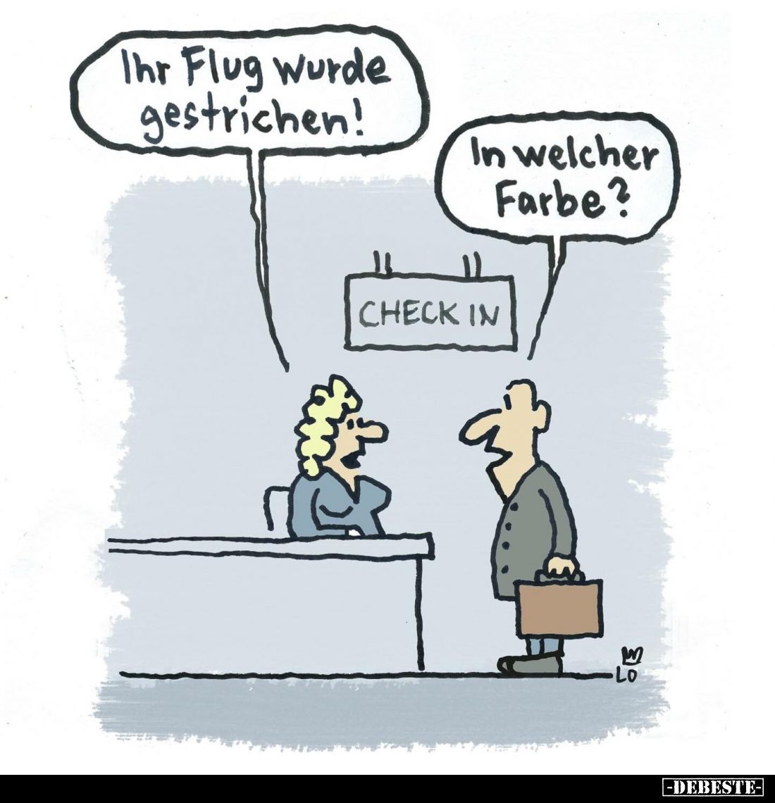 Ihr Flug wurde gestrichen.... - Lustige Bilder | DEBESTE.de