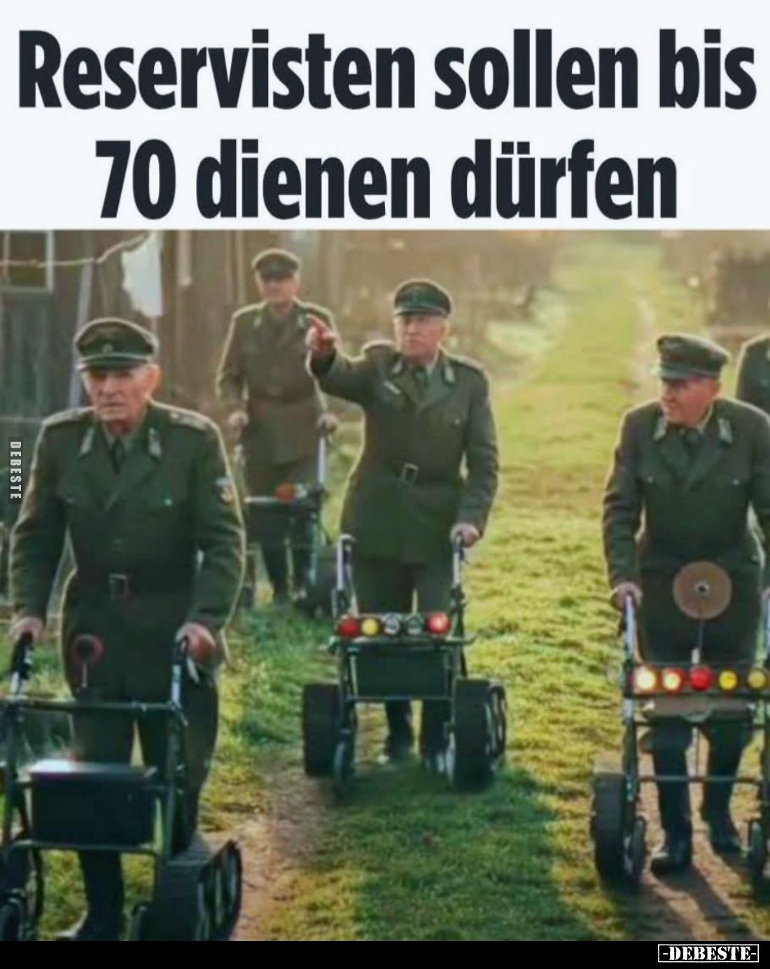 Reservisten sollen bis 70 dienen dürfen... - Lustige Bilder | DEBESTE.de