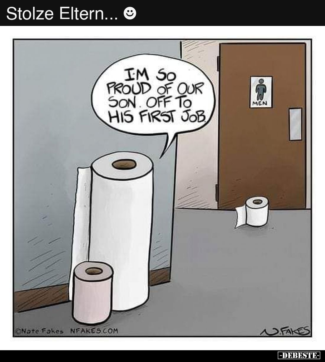 Stolze Eltern...

I'm so proud of our son. Off to his first job.