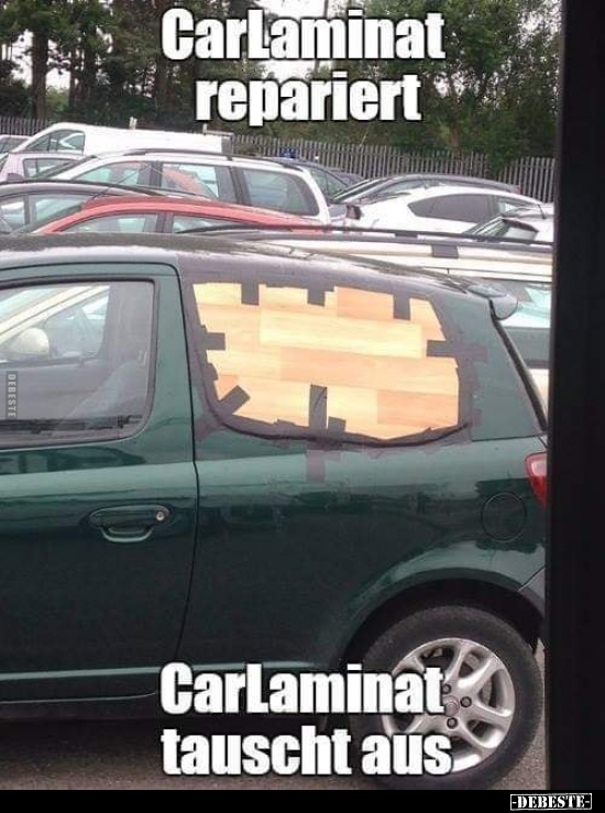 CarLaminat repariert, CarLaminat tauscht aus...