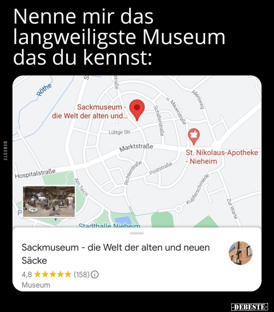 Nenne mir das langweiligste Museum das du kennst.. - Lustige Bilder | DEBESTE.de