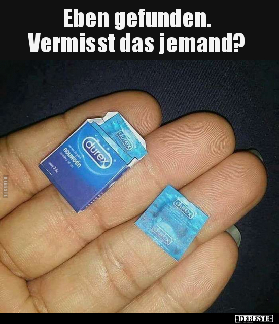Eben gefunden. Vermisst das jemand?..