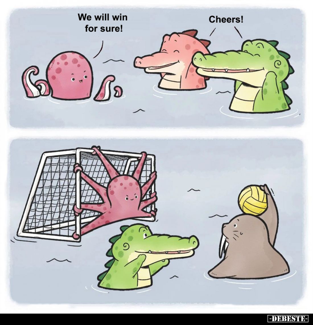 We will win for sure! -
Cheers!