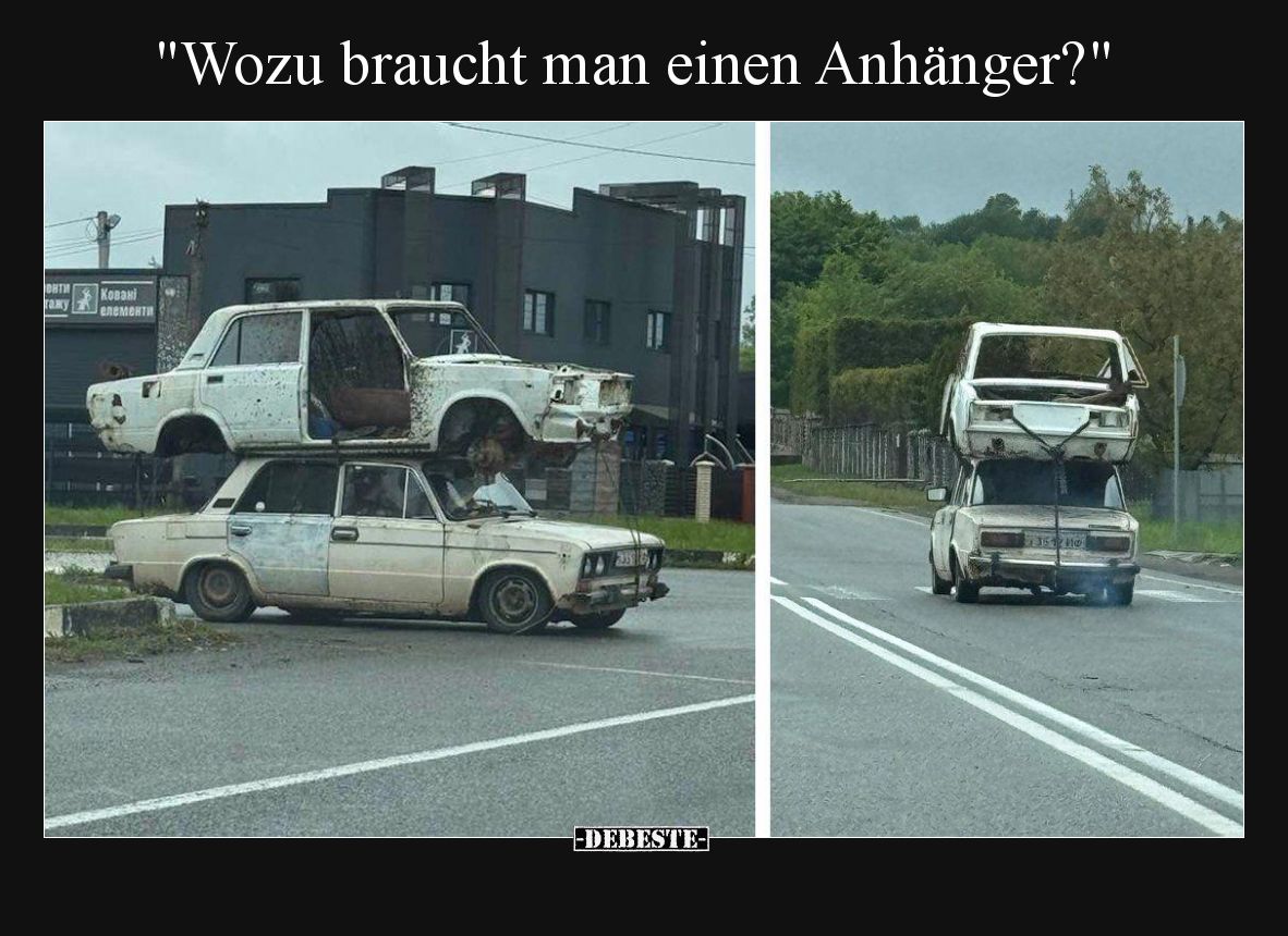 Wozu braucht man einen Anhänger?