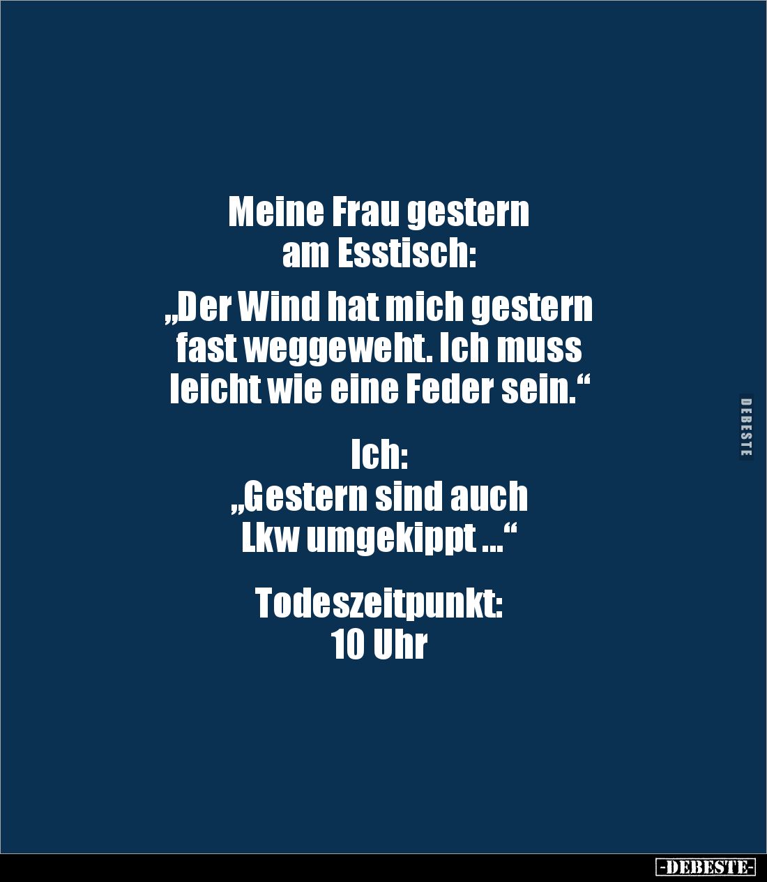 Meine Frau gestern am Esstisch.. - Lustige Bilder | DEBESTE.de