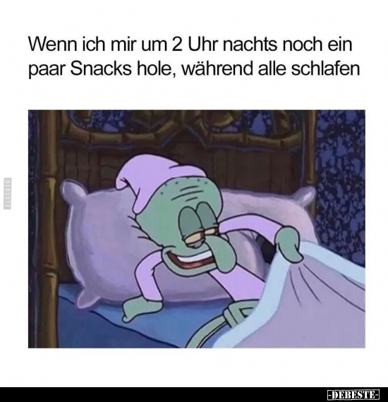 Wenn ich mir um 2 Uhr nachts noch ein paar Snacks hole.. - Lustige Bilder | DEBESTE.de