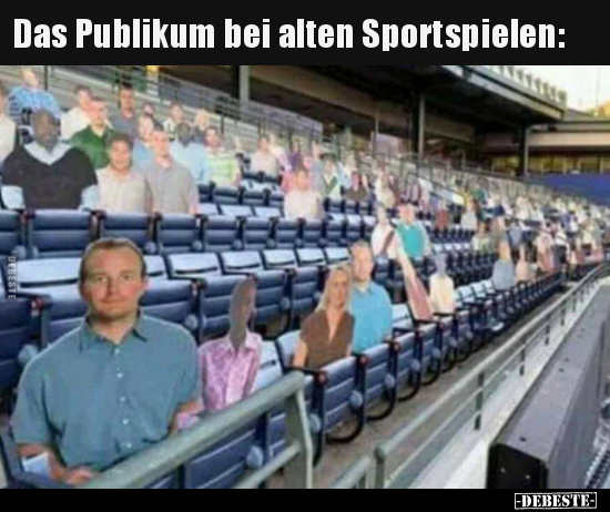 Das Publikum bei alten Sportspielen.. - Lustige Bilder | DEBESTE.de