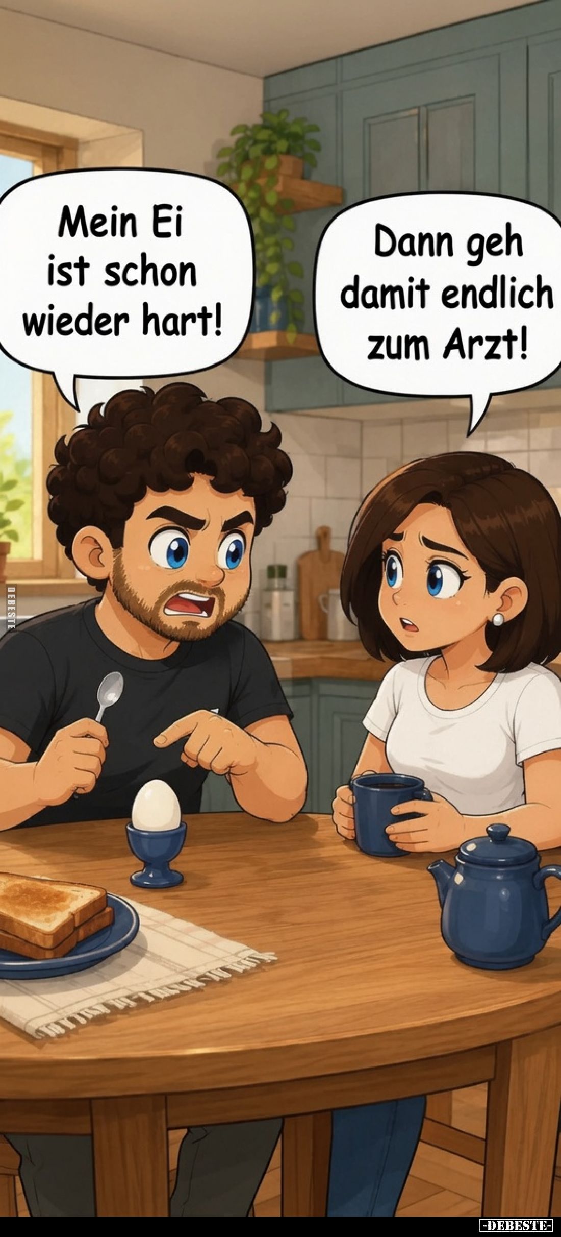 Mein Ei ist schon wieder hart!
-
Dann geh damit endlich zum Arzt!