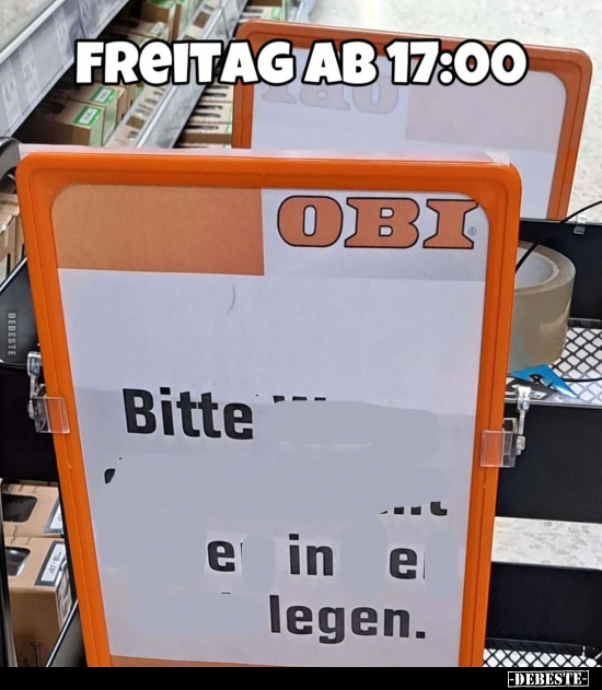 Freitag ab 17:00.. - Lustige Bilder | DEBESTE.de