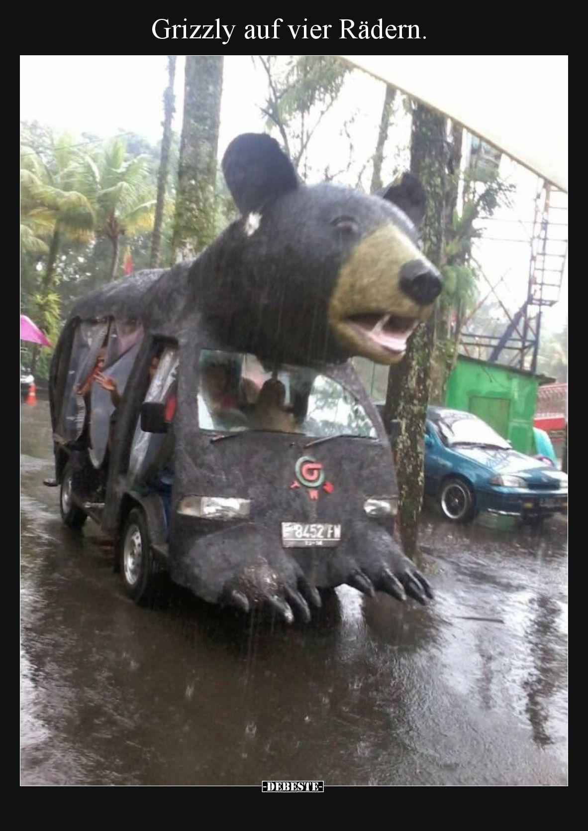 Grizzly auf vier Rädern
