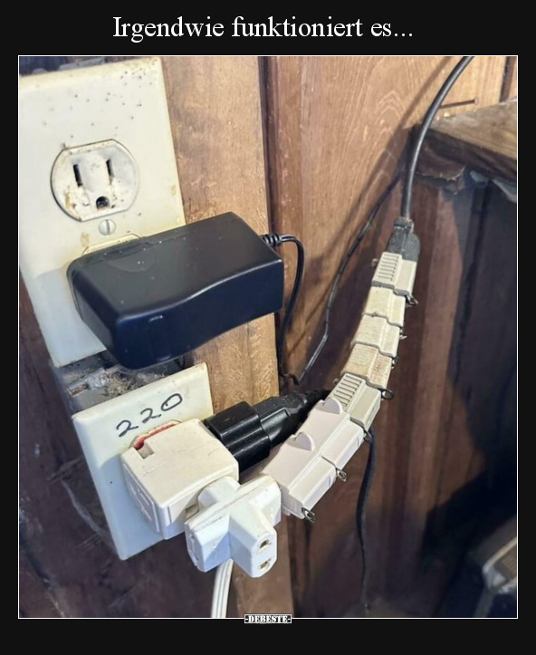 Irgendwie funktioniert es