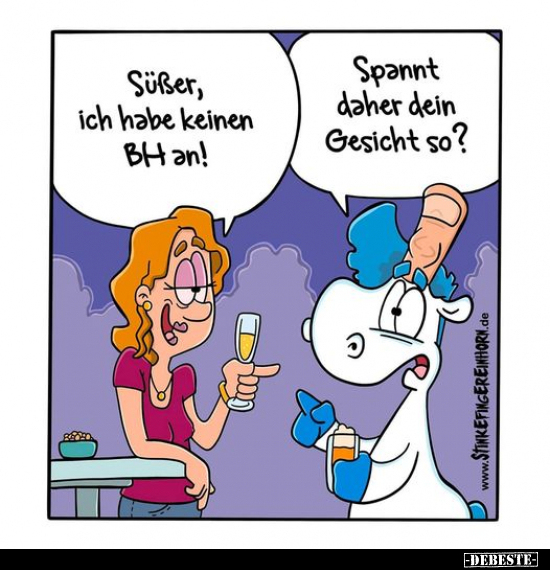 Süßer, ich habe keinen BH an!..  - Lustige Bilder | DEBESTE.de