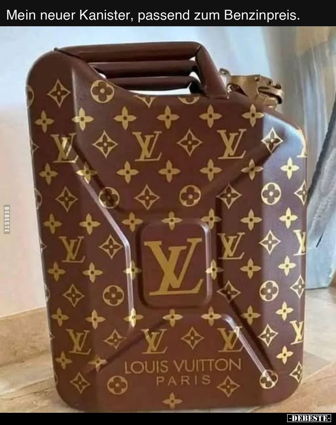 Mein neuer Kanister, passend zum Benzinpreis.