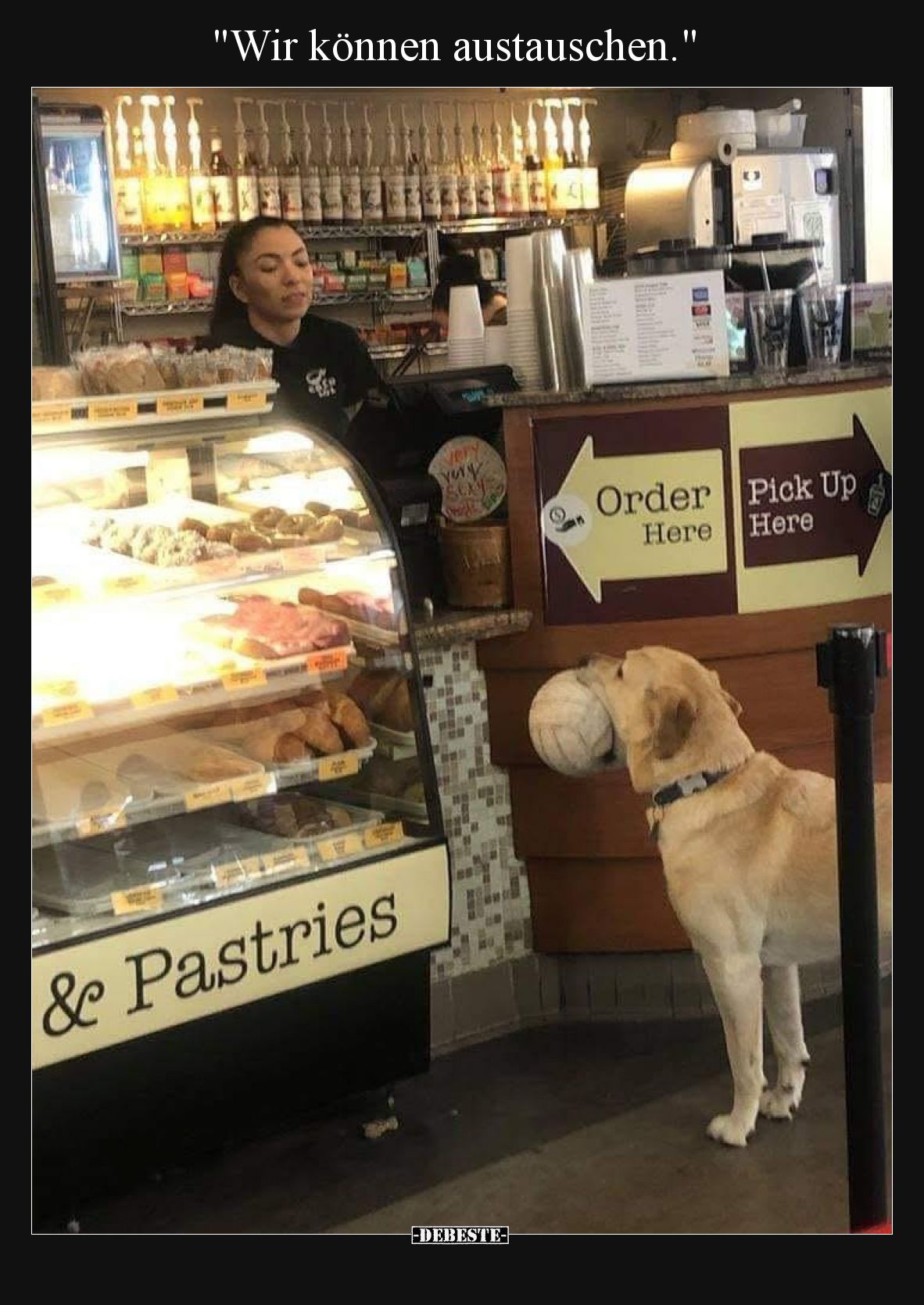 Wir können austauschen.