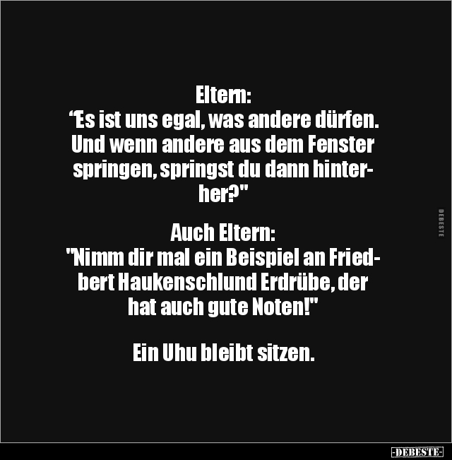 Eltern, Egal, Wenn